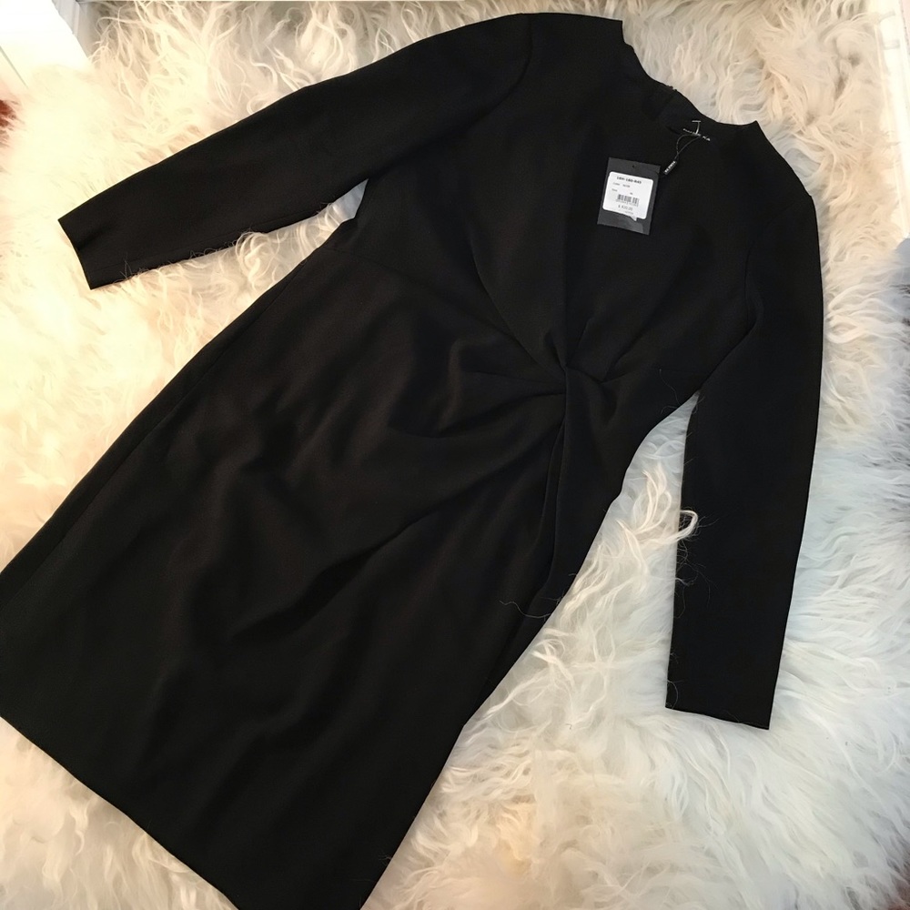 Paule Ka Womens Black Ruched 3 Formal Dress - Picture 2 of 7